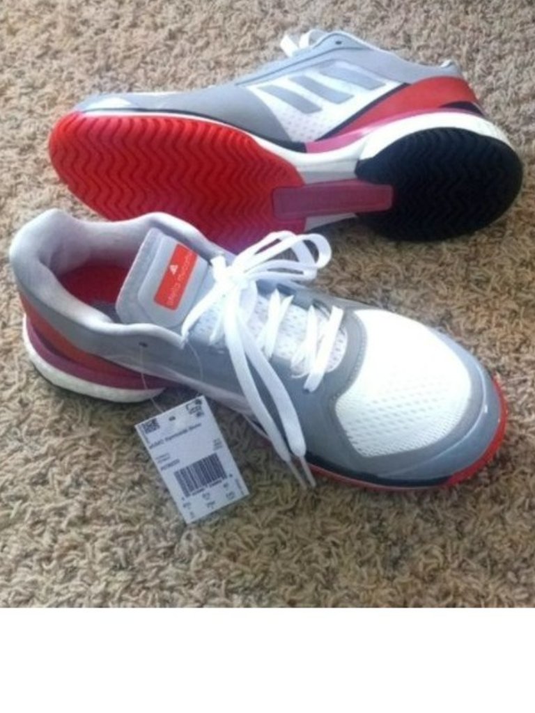 Nwt Adidas Stella Mccartney Women Barricade Tennis Boost Shoes 7.5